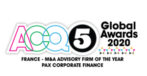 acq5 M&A advisory firm of the year 2020